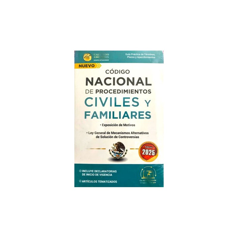 CÓDIGO NACIONAL DE PROCEDIMIENTOS CIVILES Y FAMILIARES 2025
