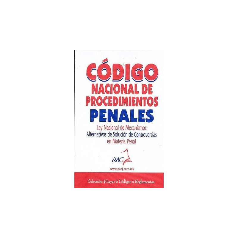 CÓDIGO NACIONAL DE PROCEDIMIENTOS PENALES