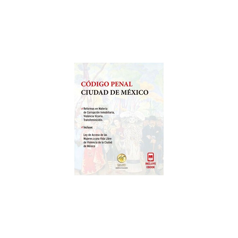 CÓDIGO PENAL CIUDAD DE MÉXICO 2025 BOLSILLO + EBOOK