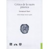 CRÍTICA DE LA RAZÓN PRÁCTICA